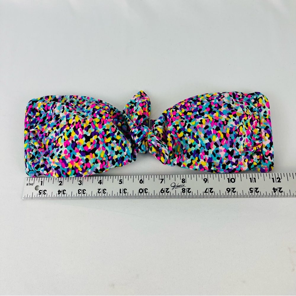 Victoria's Secret Colorful Confetti Strapless Bandeau Bikini Top Size M - Picture 4 of 11